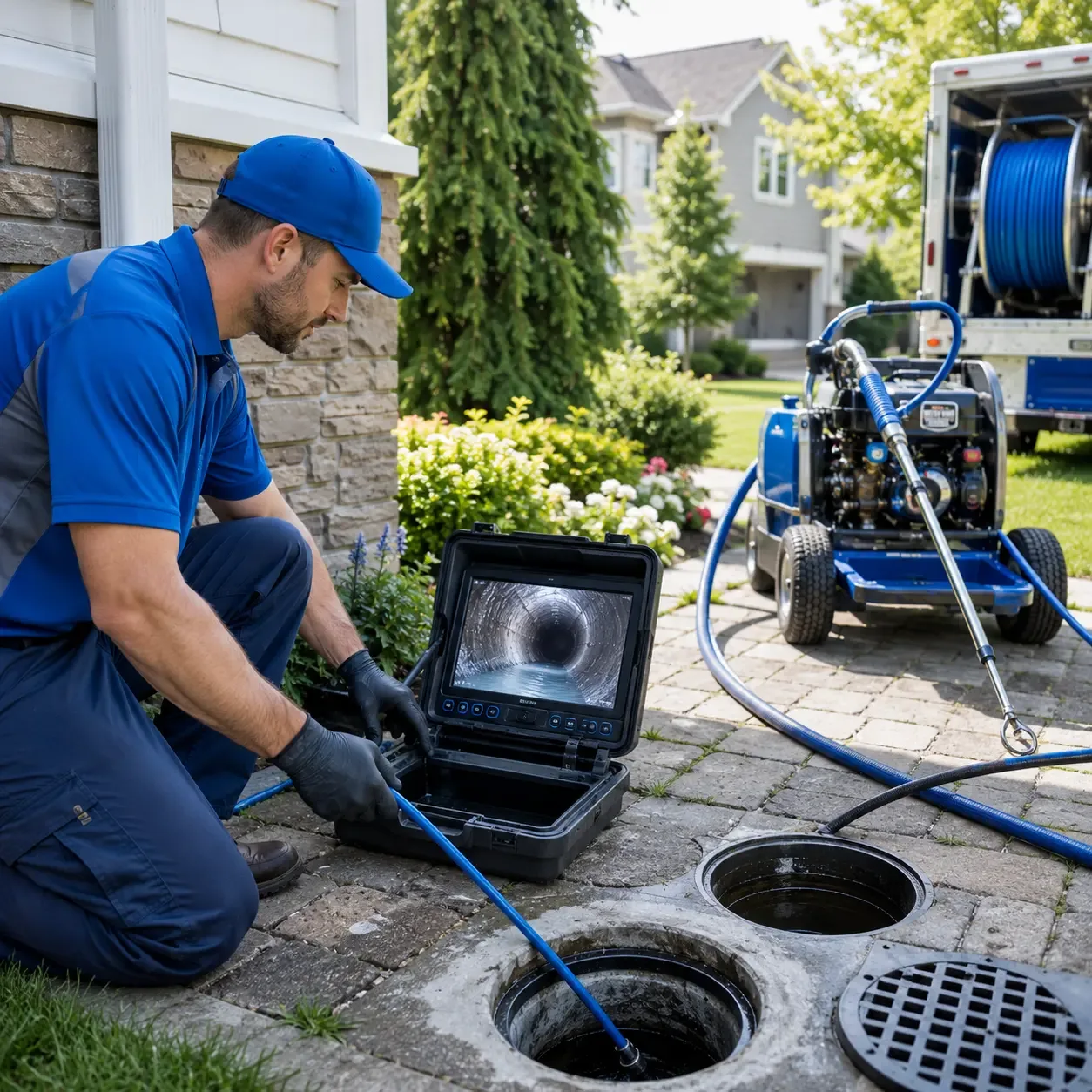 Outdoor drain cleaning professionals serving Hull, GA